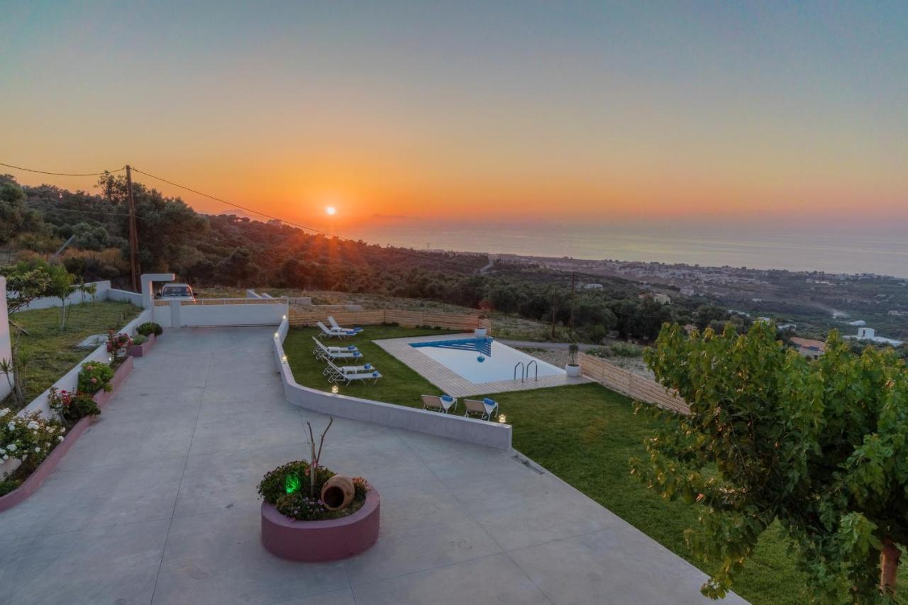 Alkistis Villa With Amazing Sea View Maroulás Eksteriør bilde