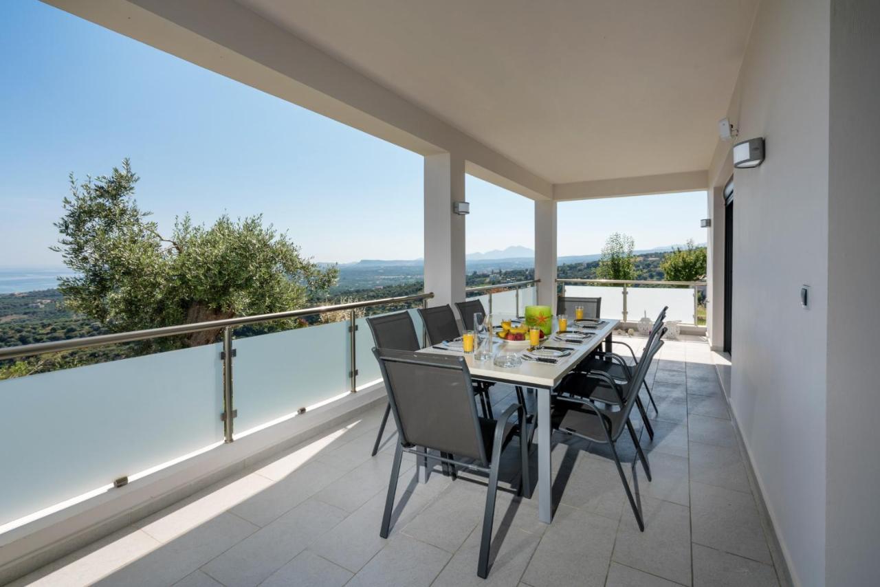 Alkistis Villa With Amazing Sea View Maroulás Eksteriør bilde