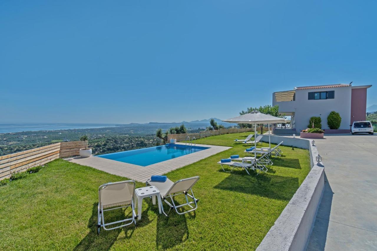 Alkistis Villa With Amazing Sea View Maroulás Eksteriør bilde