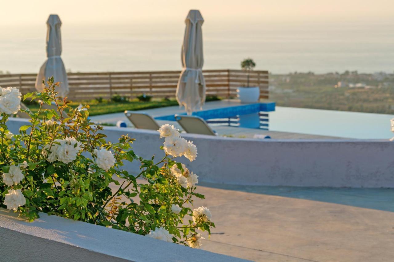 Alkistis Villa With Amazing Sea View Maroulás Eksteriør bilde