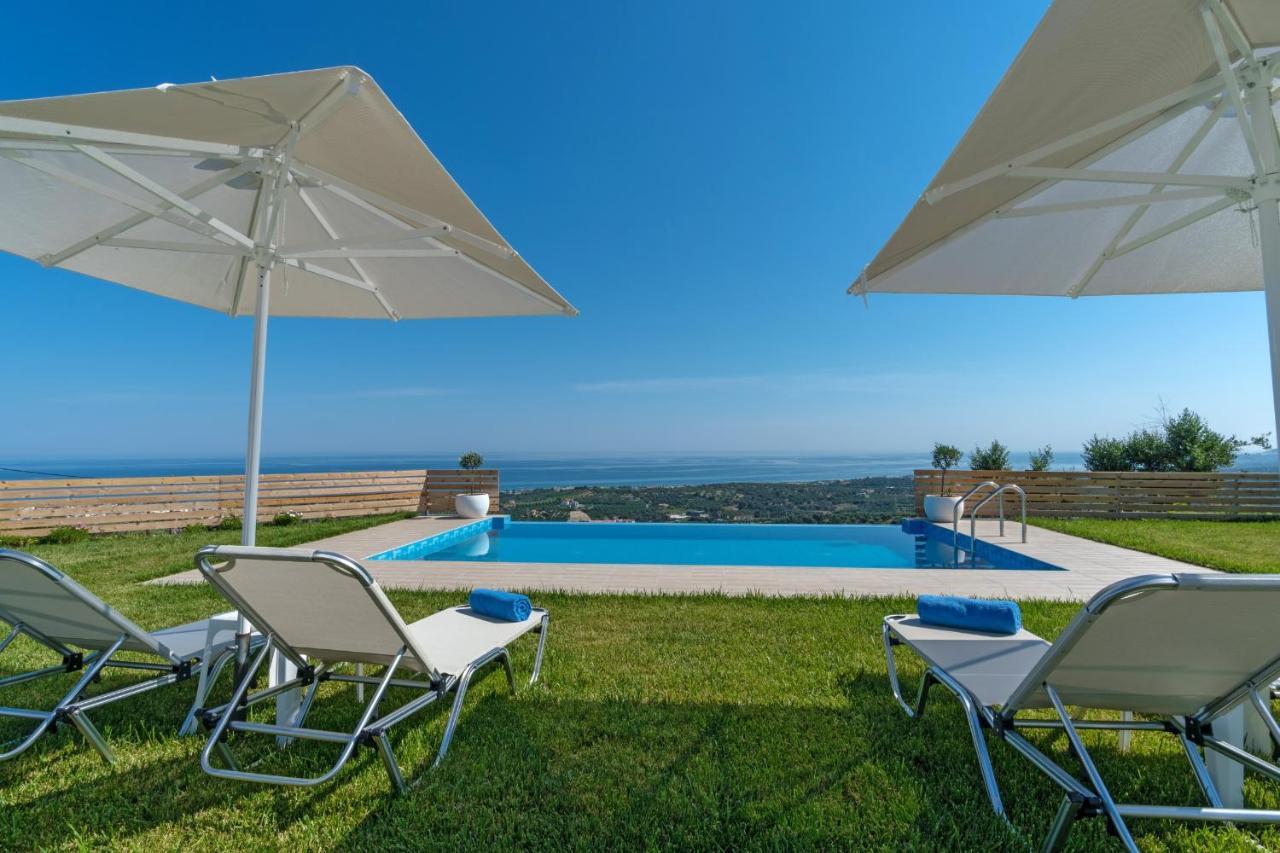 Alkistis Villa With Amazing Sea View Maroulás Eksteriør bilde