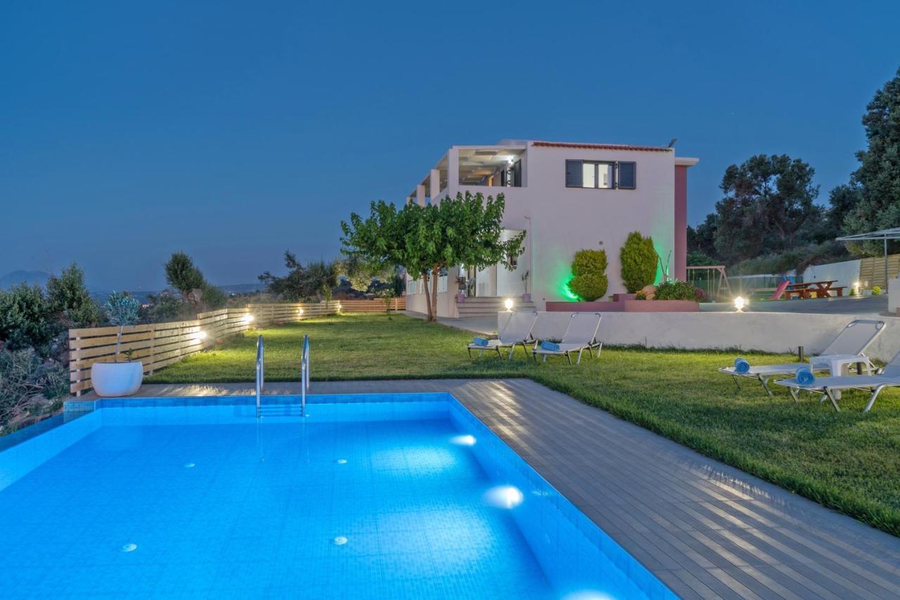 Alkistis Villa With Amazing Sea View Maroulás Eksteriør bilde