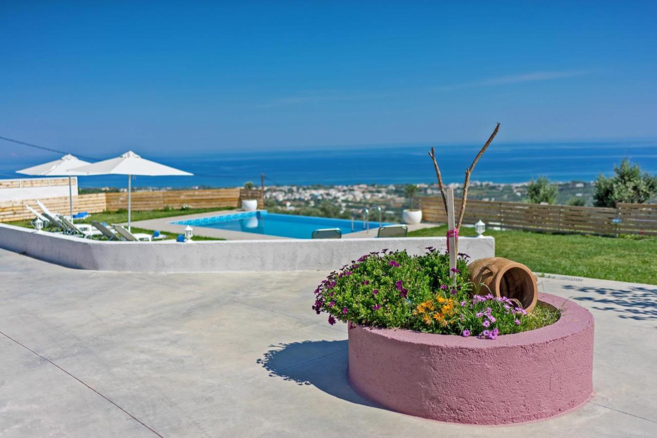 Alkistis Villa With Amazing Sea View Maroulás Eksteriør bilde