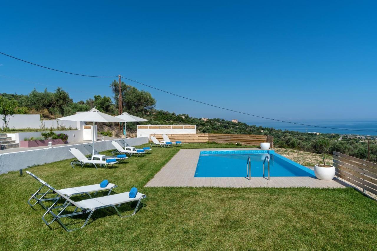 Alkistis Villa With Amazing Sea View Maroulás Eksteriør bilde