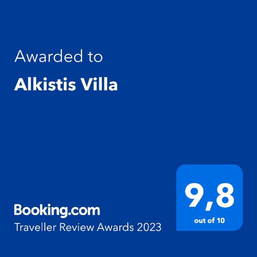 Alkistis Villa With Amazing Sea View Maroulás Eksteriør bilde